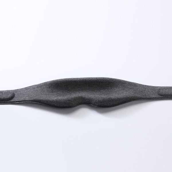 2Pcs 3D Contour Blackout Sleep Mask Ergonomic Eye Provides Total Darkness And Comfortable Adjustable Strap(Black) Sleep Masks