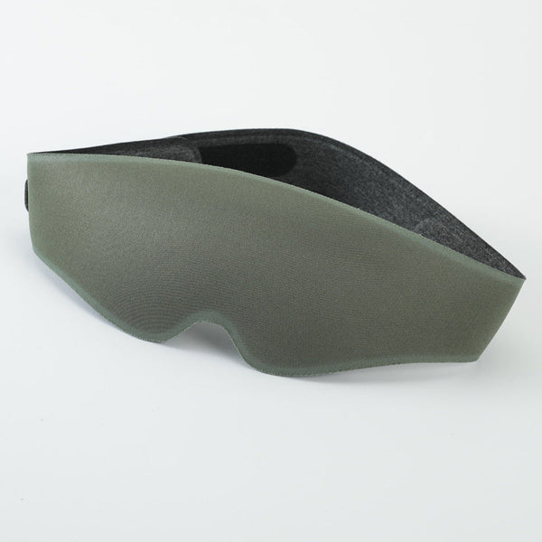 2Pcs 3D Contour Blackout Sleep Mask Ergonomic Eye Provides Total Darkness And Comfortable Adjustable Strap(Military Green) Sleep Masks