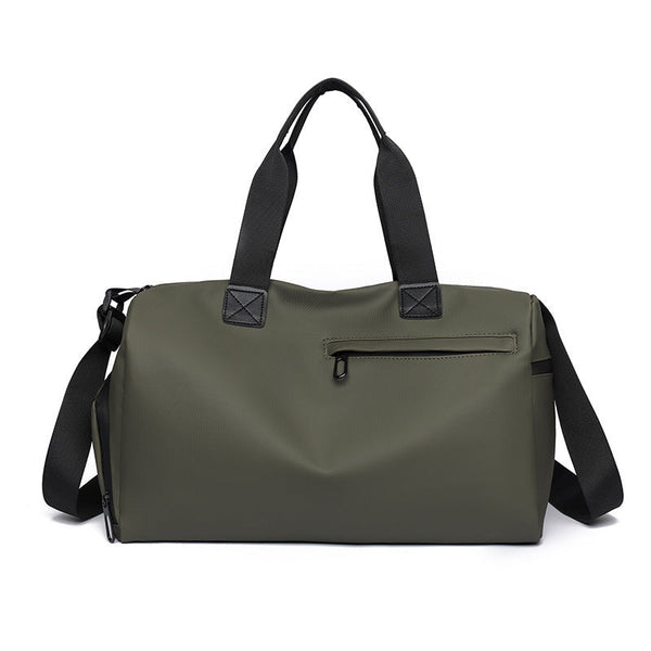 Large Capacity Travel Duffel Bag With Shoe Compartment & Wet Pocket Multi Purpose Gym Weekend Green Duffle Bags