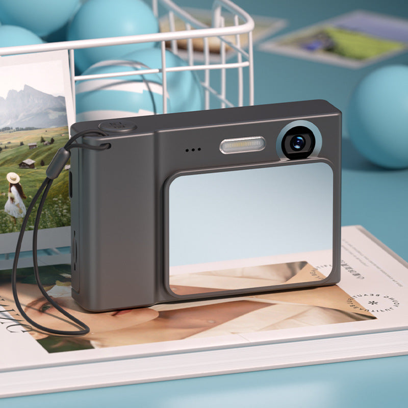 48Mp Digital Camera For Kids & Beginners 1080P Vlogging 8X Zoom Filters Games(Black) Digital Cameras