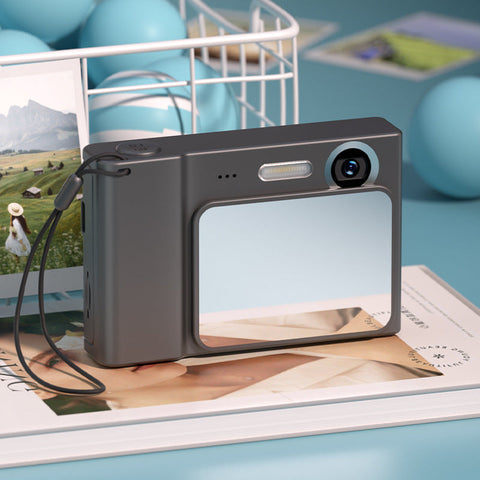 48Mp Digital Camera For Kids & Beginners 1080P Vlogging 8X Zoom Filters Games(Black) Digital Cameras