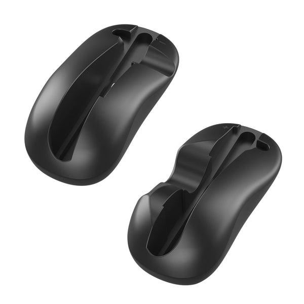 Ergonomic Mouse Grip For Nintendo Switch Joy Con 2 Pack Controller Holder (Black) Keyboard & Mouse Bundles