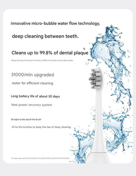 2 In 1 Sonic Electric Toothbrush And Power Flosser Kit 3 Modes 31000Vpm Ipx7 Waterproof With Travel Case White Electric Toothbrushes