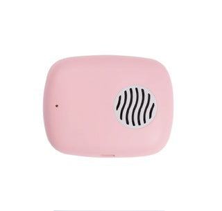 Uvc Toothbrush Sterilizer Case With Drying Fan Usb Rechargeable 5 Minute Fast Disinfection(Pink) Tumblers & Toothbrush Holders