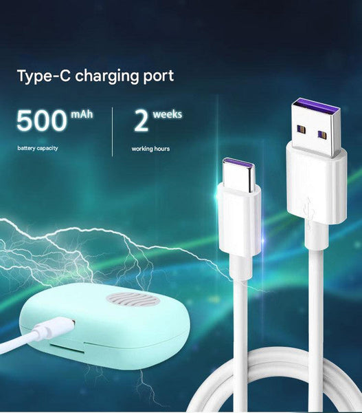 Uvc Toothbrush Sterilizer Case With Drying Fan Usb Rechargeable 5 Minute Fast Disinfection(Green) Tumblers & Toothbrush Holders