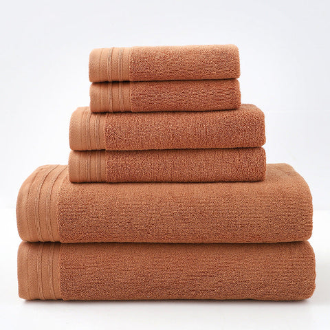 Luxury Combed Cotton Towel Collection Highly Absorbent Soft & Durable For Bath Hand And Face(Caramel) Towels & Washcloths