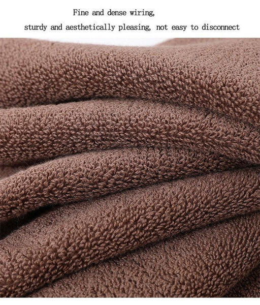 Luxury Combed Cotton Towel Collection Highly Absorbent Soft & Durable For Bath Hand And Face(Dark Brown) Towels & Washcloths