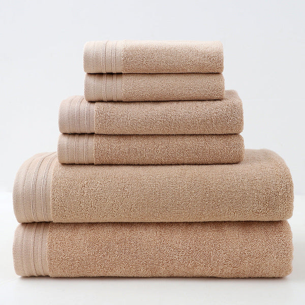 Luxury Combed Cotton Towel Collection Highly Absorbent Soft & Durable For Bath Hand And Face(Camel) Towels & Washcloths