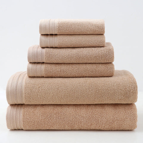 Luxury Combed Cotton Towel Collection Highly Absorbent Soft & Durable For Bath Hand And Face(Camel) Towels & Washcloths