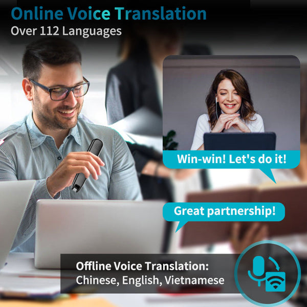 Smart Ai Scan & Voice Translator Pen 112+ Languages Offline Mode Hd Touchscreen Dictionary(Black) Hand Tool Sets