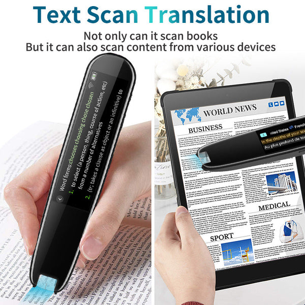 Smart Ai Scan & Voice Translator Pen 112+ Languages Offline Mode Hd Touchscreen Dictionary(Black) Hand Tool Sets