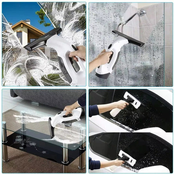 Cordless & Surface Vacuum Cleaner Kit Rechargeable Streak Free Squeegee With Spray Bottle(White) Vacuum Cleaners