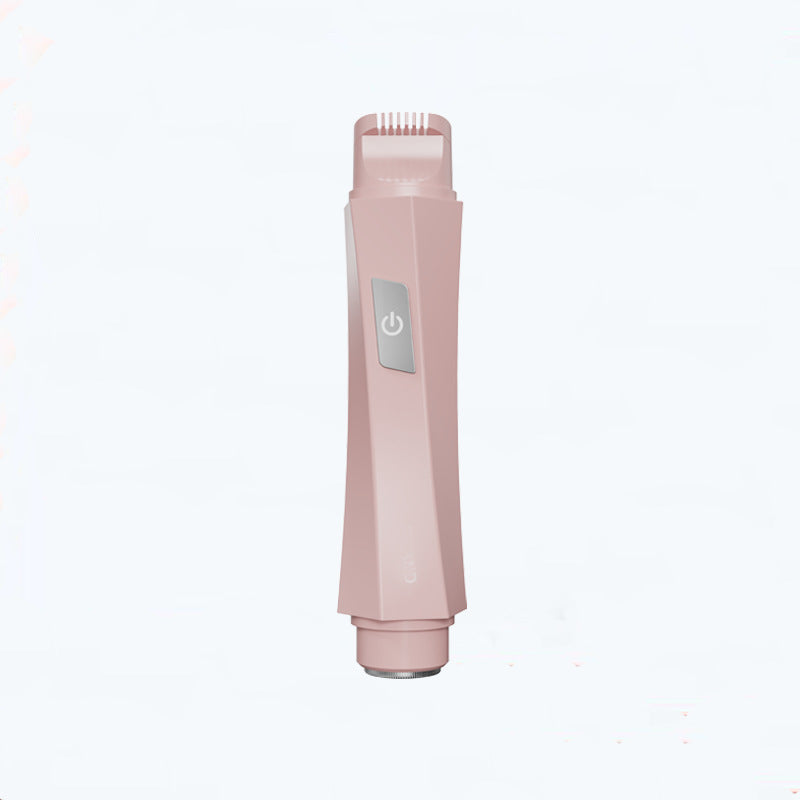 2 In 1 Women's Electric Body Shaver & Facial Trimmer Ipx7 Waterproof Dual Head With Ceramic Blades Usb Rechargeable(Pink) Women's Shavers
