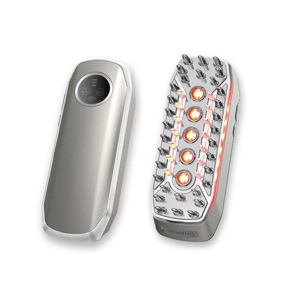 Advanced 4 In 1 Hair Growth Comb With Lllt Rf Ems & Vibration Massage(White) Massagers