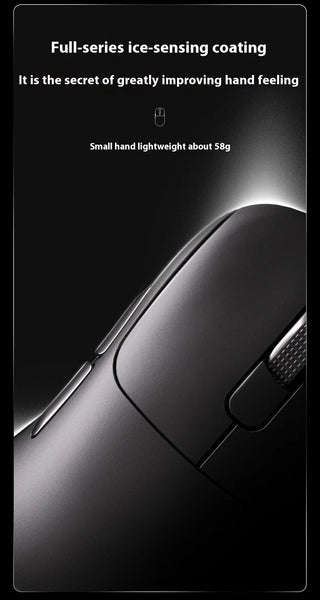 Tri Mode Wireless Gaming Mouse With 8000Hz Polling Rate Paw3950 Sensor Magnetic Charging Dock Black Keyboard & Mouse Bundles