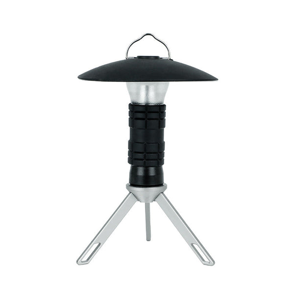 Outdoor Camping Lantern With Tripod Stand Soft Light Diffuser & Usb Charging(Black) Lanterns