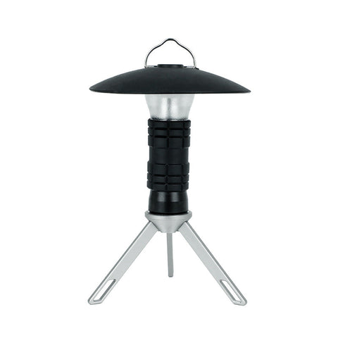 Outdoor Camping Lantern With Tripod Stand Soft Light Diffuser & Usb Charging(Black) Lanterns