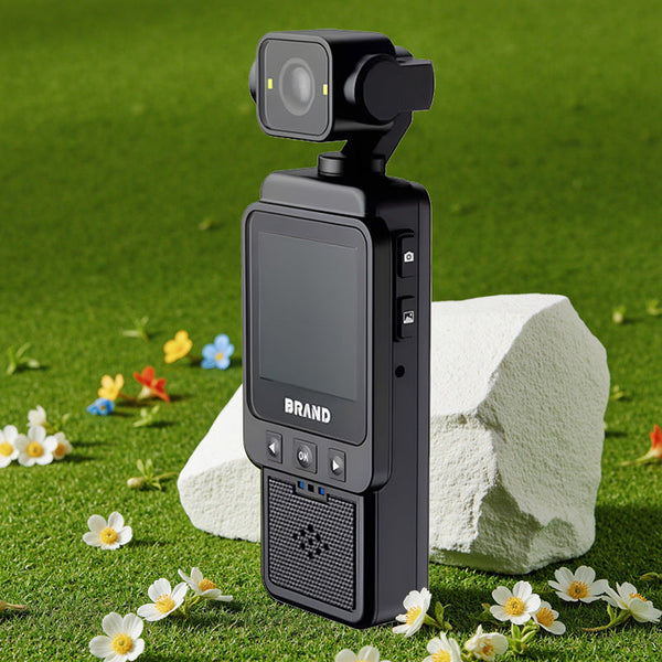 Compact Body Camera With 180A Rotatable Lens Night Vision Wifi & Built In Fill Lights(Black+32G) Camcorders