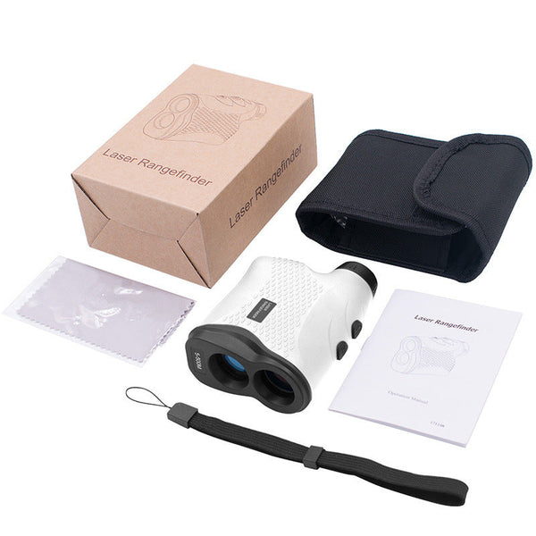 Long Range Laser Rangefinder 5 500 Yards Pinpoint Accuracy Ergonomic Design(White) Range Finders