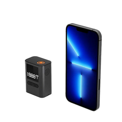 Compact Digital Display Air Pump 100 Psi Portable Electric Inflator With Automatic Stop(Black) Air Pumps