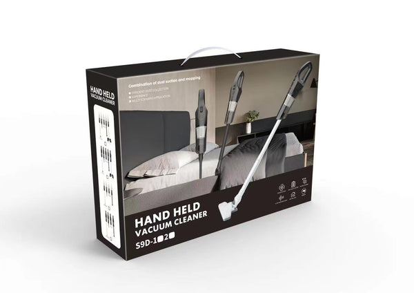 Cordless 2 In 1 Handheld & Stick Vacuum Cleaner With Detachable Water Tank Dust Mite Remover(Black) Vacuum Cleaners