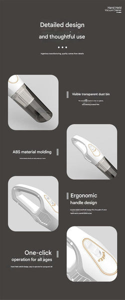 Cordless 2 In 1 Handheld & Stick Vacuum Cleaner With Detachable Water Tank Dust Mite Remover(White) Vacuum Cleaners