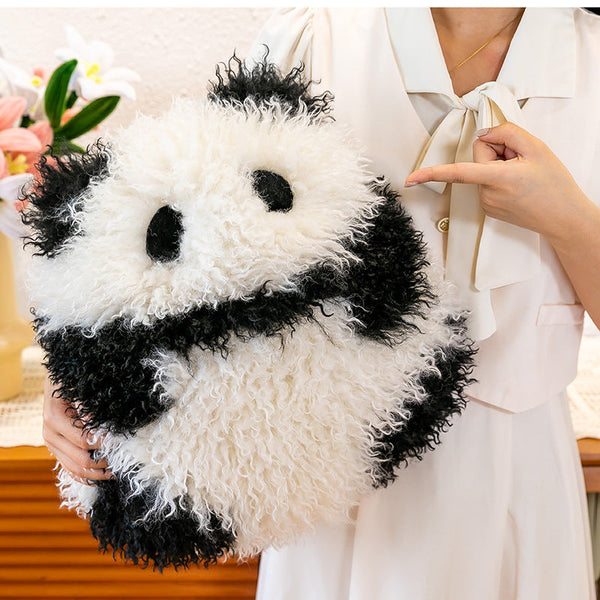 Super Soft Animal Sphere Plush Pillow 38Cm Decorative Throw Cushion For Sofa & Bed(Panda) Cushions & Decorative Pillows