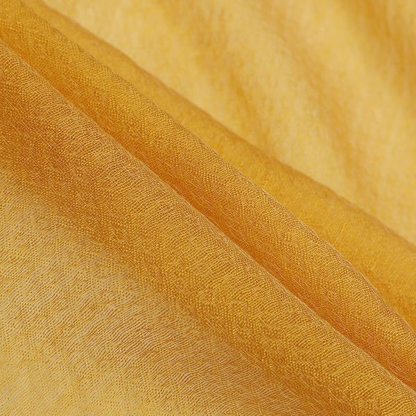 Elegant Butterfly Embroidered Scarf Shawl Large Soft Silk Blend Wrap For Women(Yellow) Scarves & Wraps