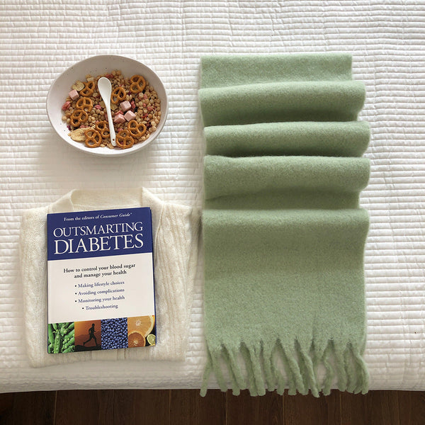 2Pc Luxuriously Soft Winter Scarf With Tassel Fringe Ultra Cozy & Warm Neck Wrap Mint Scarves & Wraps