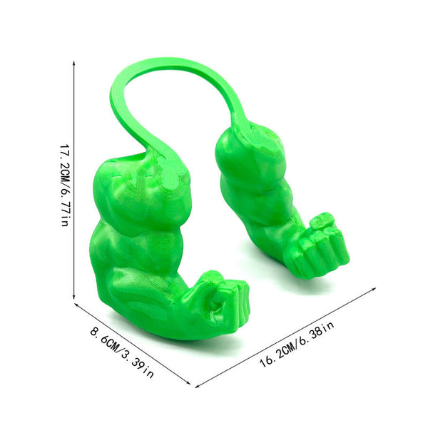2Pc Hilarious Muscle Arm Pet Costume Prop Funny Novelty Arms For Cats & Small Dogs(Green) Dog Costumes