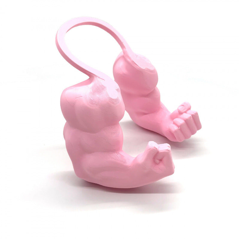 2Pc Hilarious Muscle Arm Pet Costume Prop Funny Novelty Arms For Cats & Small Dogs(Pink) Dog Costumes