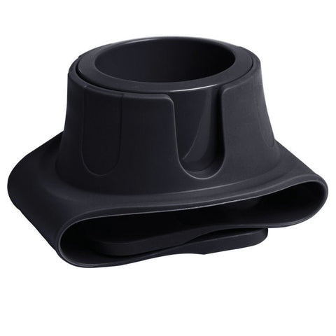 Flexible Anti Spill Silicone Couch Arm Cup Holder Sofa Armrest Drink Tray(Black) Other Home Organisation