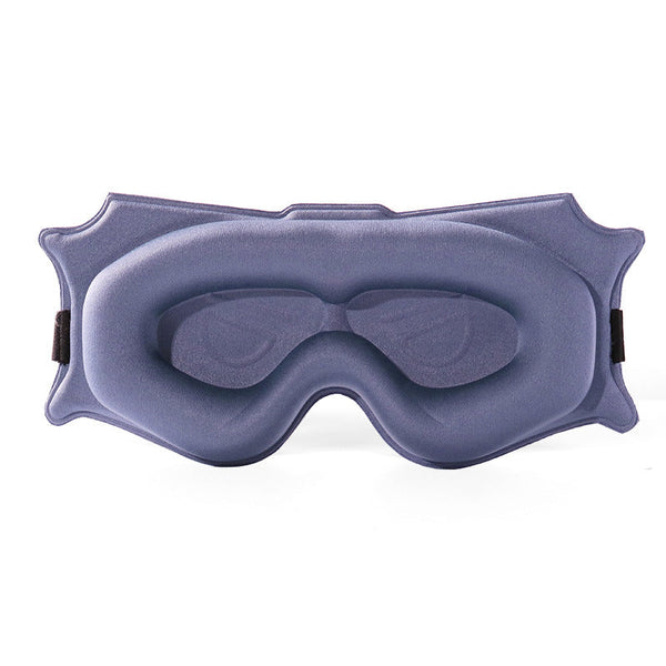 3Pc 6D Contoured Zero Pressure Sleep Mask 360 Light Blocking Eye With Adjustable Strap(Purple) Sleep Masks