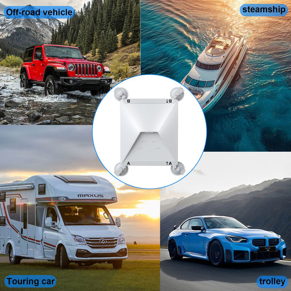 White Heavy Duty Suction Cup Mount For Starlink Mini All Weather Car Rv & Boat Bracket Other Camera & Photo Accs