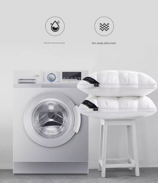 Green Luxury Adjustable Bed Pillow Set (2 Pack) Hotel Quality Down Alternative For Ultimate Neck Support & Comfort Pillows