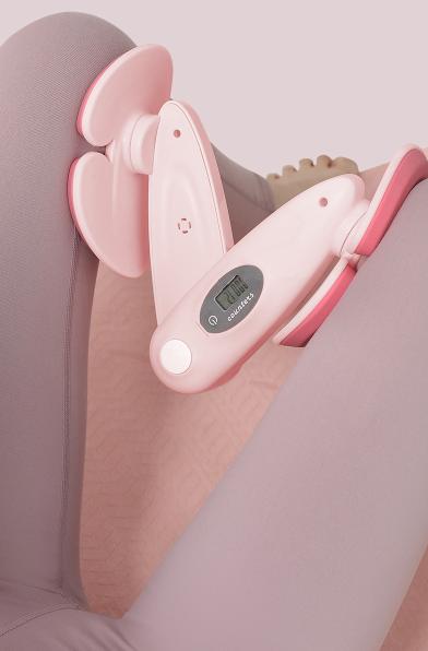 Pink Smart Kegel & Thigh Master With Digital Counter Adjustable Pelvic Floor Trainer For Women's Home Workout Thigh Exercisers