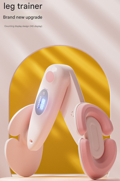 Purple Smart Kegel & Thigh Master With Digital Counter Adjustable Pelvic Floor Trainer For Women's Home Workout Thigh Exercisers