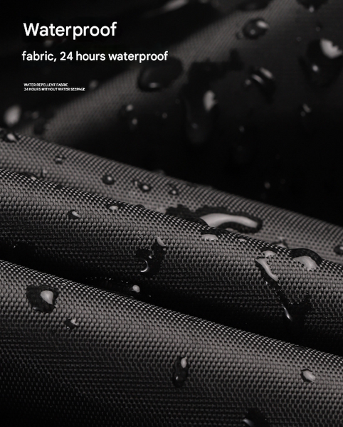 Size M Black And Orange All Weather 210D Bicycle Cover Waterproof & Uv Proof Outdoor Bike Protector With Lock Hole Storage Bag Bike Covers