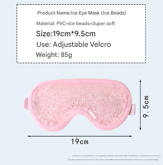 Green Reusable Cooling Gel Bead Face Mask And Eye Set Soothing Therapy For Puffy Eyes Headaches Facial Relaxation Skin Masks