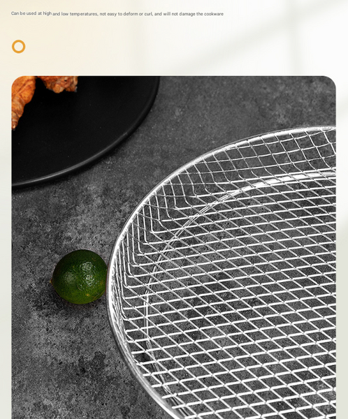 Silver 3 Pack Stackable Air Fryer Racks Food Grade Stainless Steel Multi Layer Dehydrator & Crisper Tray Accessory Air Fryer Accessories