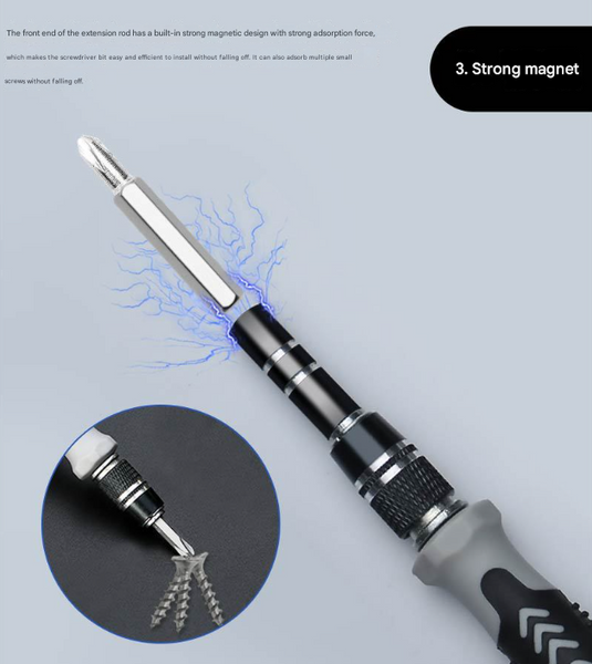 Blue And Black Professional 115 In Precision Screwdriver Set Magnetic Repair Tool Kit For Pc Laptop Phone & Electronics Screwdrivers & Nutdrivers