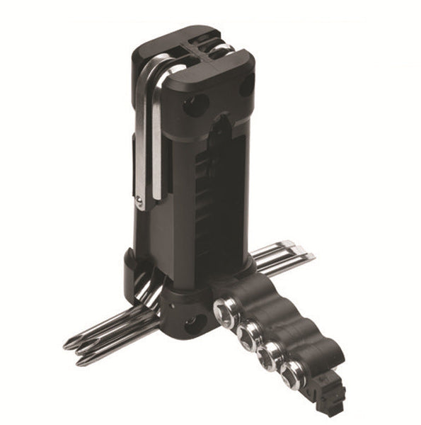 Green Versatile 16 In 1 Bike & Motorcycle Multi Tool Portable Repair Kit With Adjustable Wrench Other Repair Kits & Tools