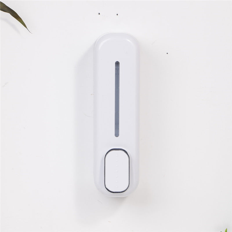 2 Pcs White Modern Wall Mounted Press Soap Dispenser 300Ml Reusable Pump For Bathroom & Kitchen Soap Dispensers