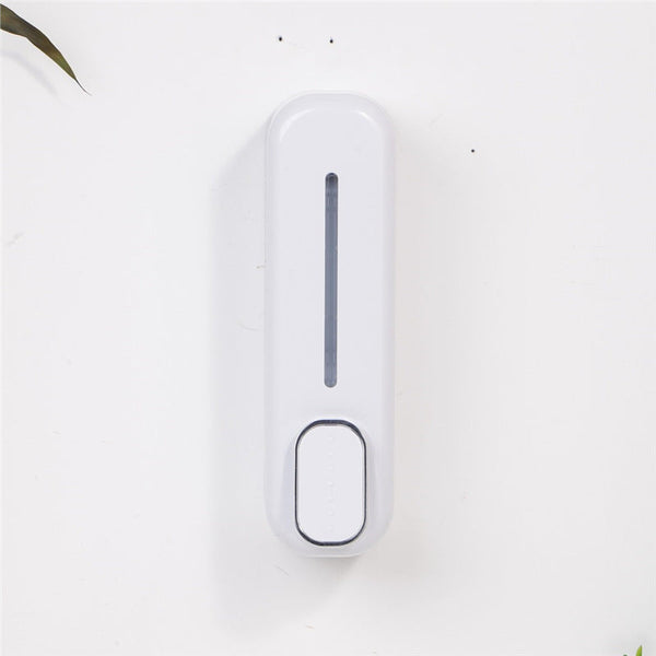 2 Pcs White Modern Wall Mounted Press Soap Dispenser 300Ml Reusable Pump For Bathroom & Kitchen Soap Dispensers