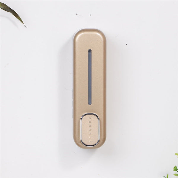 2 Pcs Gold Modern Wall Mounted Press Soap Dispenser 300Ml Refillable Pump For Bathroom & Kitchen Soap Dispensers