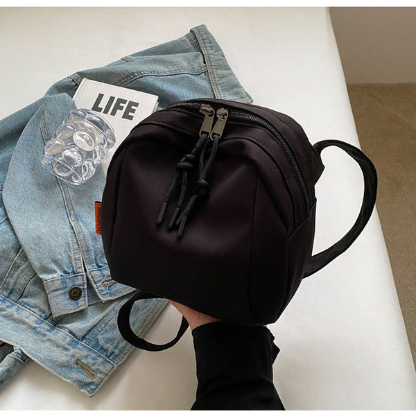 Black Lightweight Canvas Crossbody Bag Minimalist Casual Shoulder Satchel With Adjustable Strap Women's Bags & Handbags