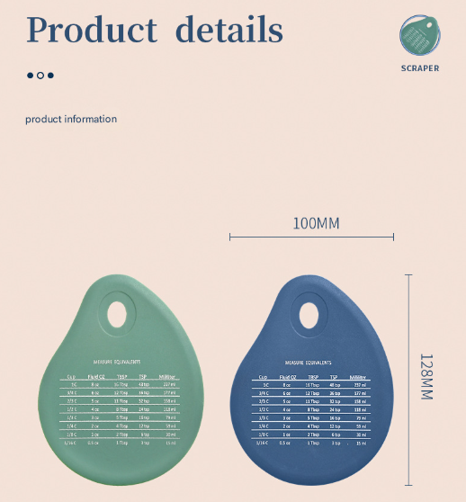 Dark Blue 3 Piece Silicone Baking Set Non Stick Pastry Mat With Measurements Rolling Pin & Dough Scraper Door Stops