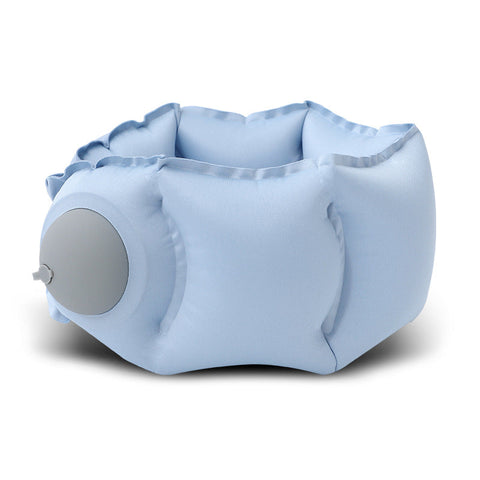 Blue Press Pump Inflatable Travel Pillow Ultra Lightweight Ergonomic 360A Neck Support Pillows