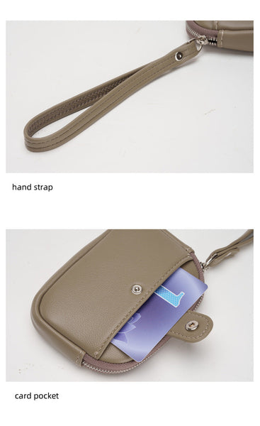 Blue Womens Compact Pu Leather Coin Purse Stylish Mini Wallet Wristlet With Card Holder And Key Ring Wallets