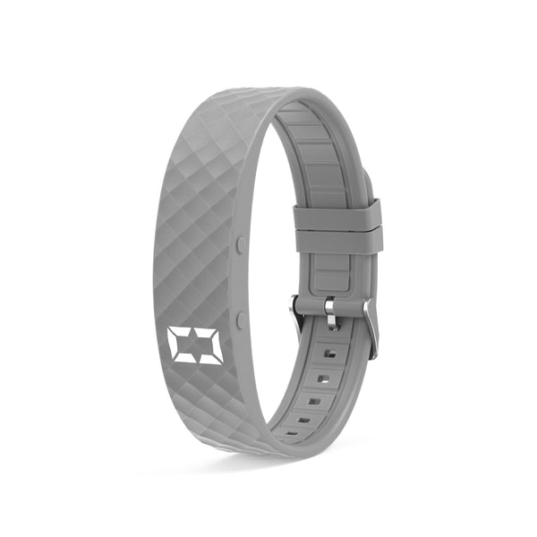Grey Smart Vibrating Alarm Watch Digital Fitness Tracker Wristband With Pedometer & Sleep Monitor Smart Watches